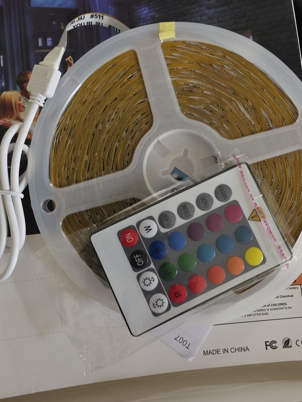 Smart RGB LED Strip Lights - Multicolor 4 Boxes